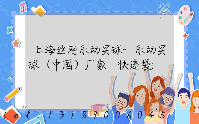 上海丝网乐动买球-乐动买球（中国）厂家 快递袋